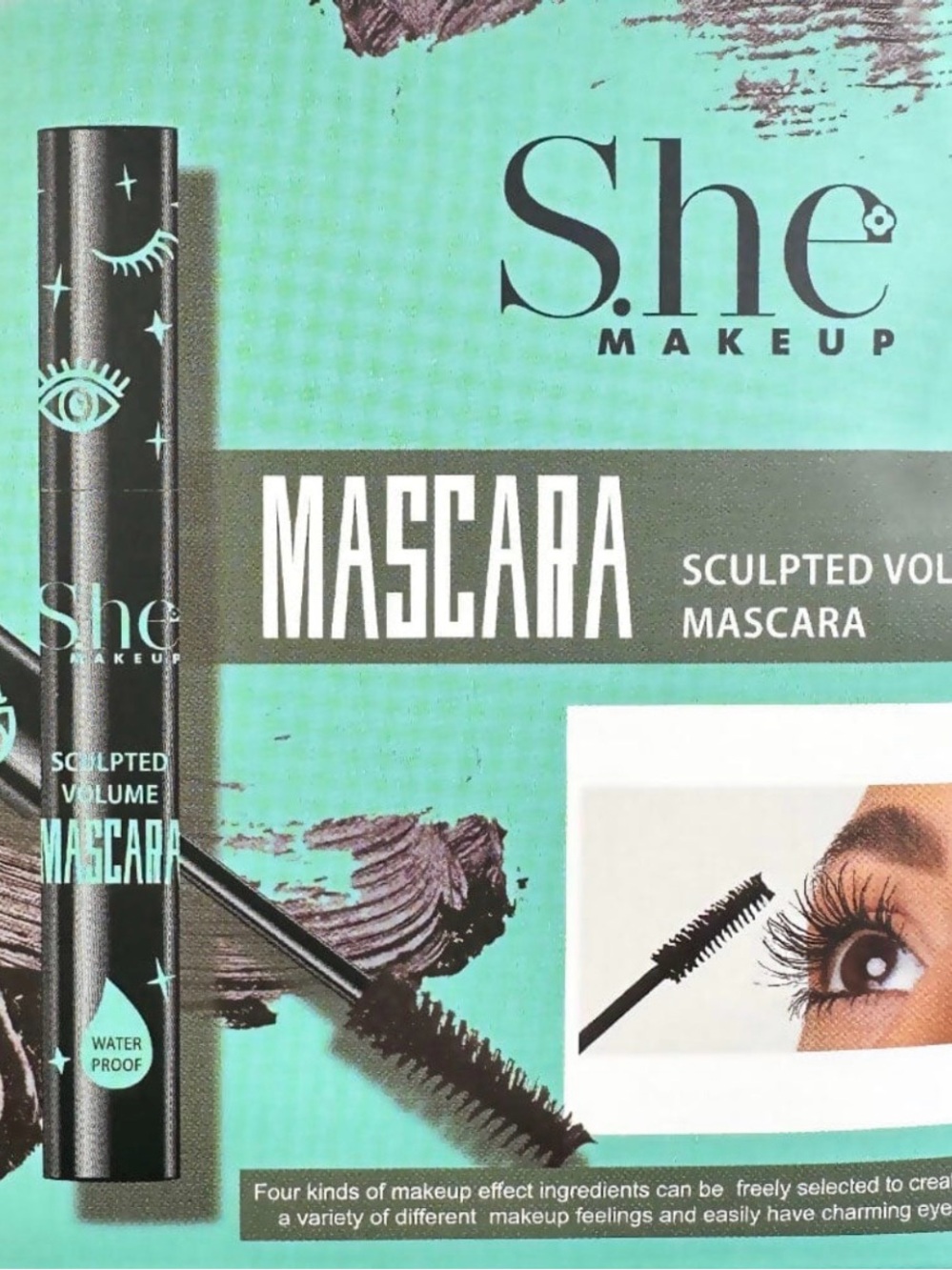 NEW SHE Sculpted Volume Mascara — Black